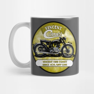 1950 500cc Comet Classic Motorcycle 1CYL OHV Mug